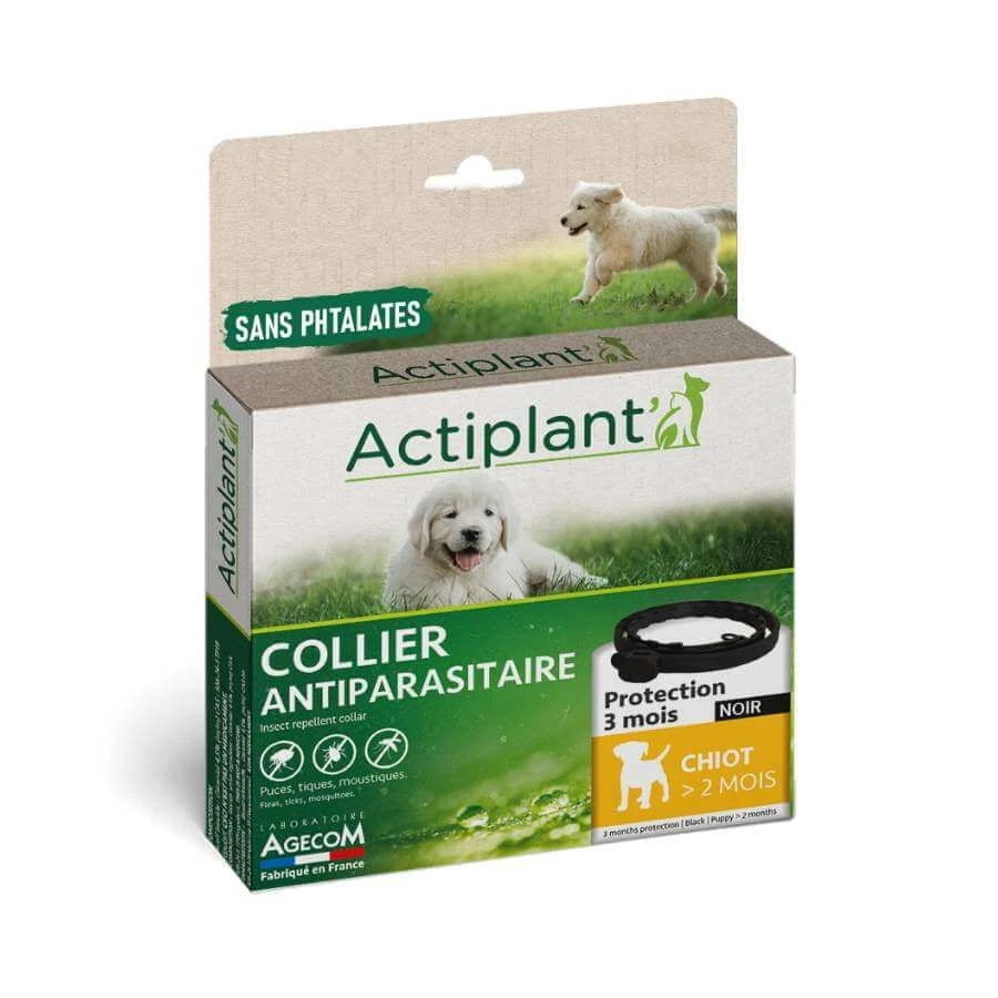 Actiplant Collier Antiparasitaire Noir Chiot â Image 2