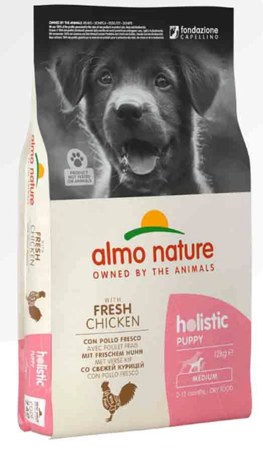 Almo Nature Chiot Holistic Medium Poulet 12 Kg - Destockage