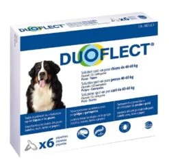 Duoflect Chiens 40-60 Kg 6 Pipettes - 12 Mois
