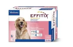 Effitix Spot On Grand Chien 20 - 40 Kg 4 Pipettes