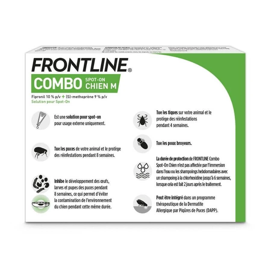 Frontline Combo Chien 10-20 Kg 4 Pipettes – Image 2