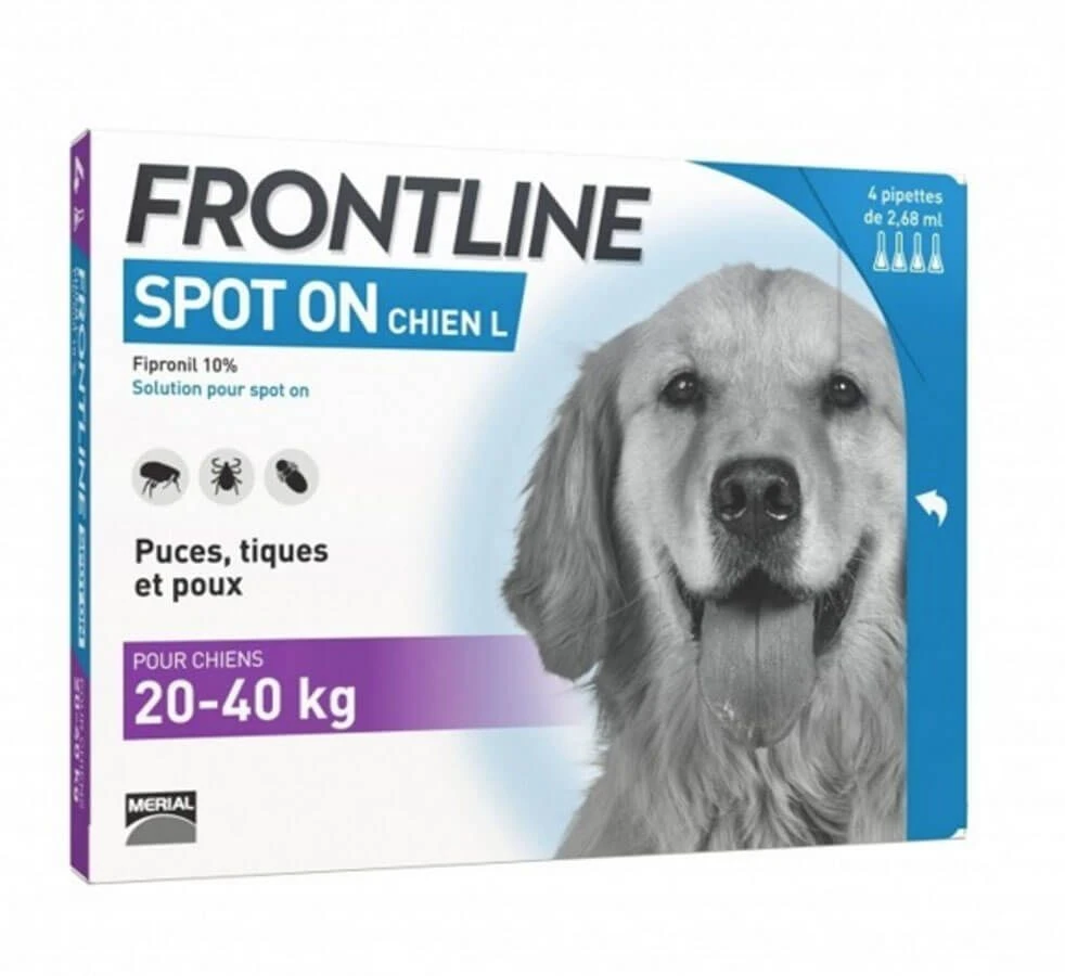 Frontline Spot On Chien De 20-40 Kg 6 Pipettes