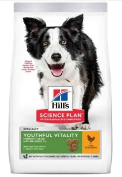Hill's Science Plan Canine Mature Adult 7+ Senior Vitality Medium Poulet 14 Kg