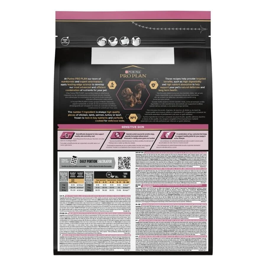 Purina Proplan Chiot Small & Mini Sensitive Skin OPTIDERMA 3 Kg â Image 5