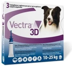 Vectra 3D Chien 10 Ă 25 Kg 3 Pipettes