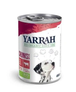 Yarrah Bio Bouchées Boeuf Et Poulet En Sauce Aux Orties Et Tomate Pour Chien 6 X 820 Grs