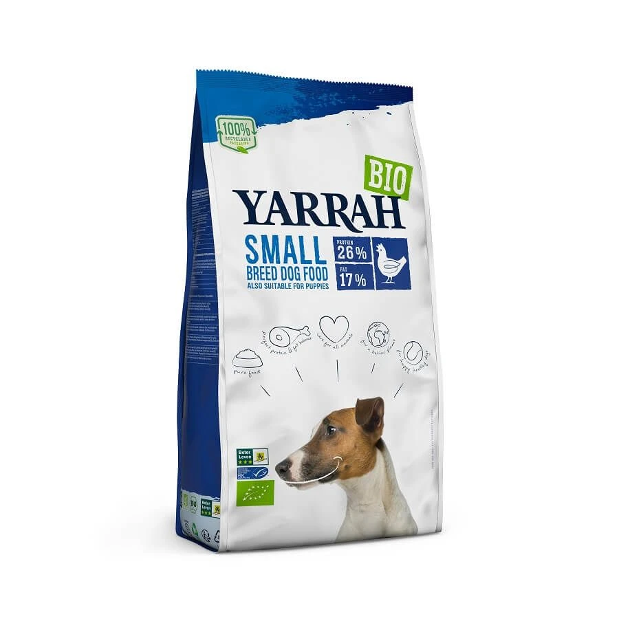 Yarrah Bio Croquettes Poulet Petite Race Pour Chien Adulte 2 Kg